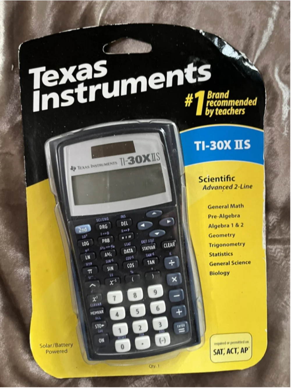 Texas Instruments TI-30XIIS SAT ACT AP Scientific Calculator Solar Powered NEW